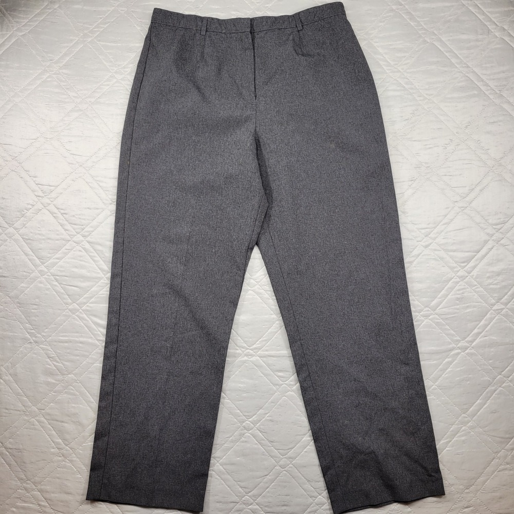 White Stag 100% Polyester gray dress pants size 14